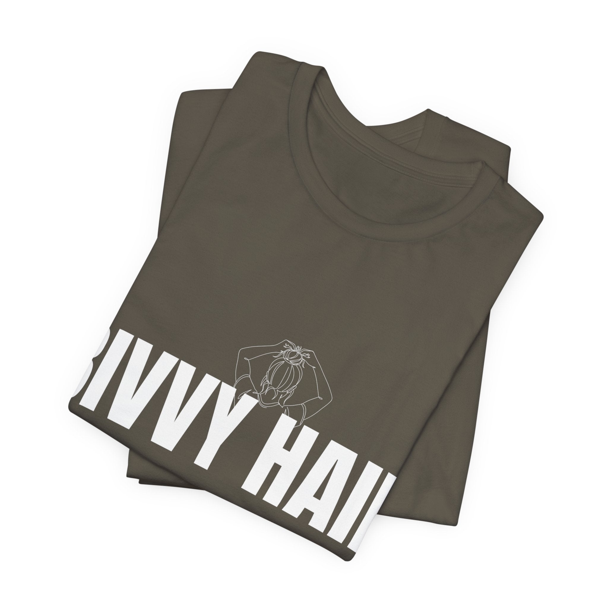 Bivvy Hair Don't Care T Shirt | First Women's Carp Fishing Tee | Bank Life Gift For Her | Fishing Clothing UK