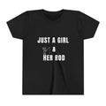 Just A Girl & Her Rod - Youth Fishing T-Shirt for Girls | Bank Therapy Kids